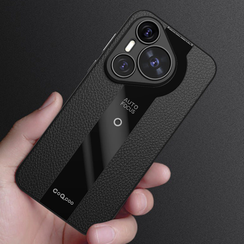 Q.COO For Huawei Pura 70 Case Shockproof PU Leather+TPU+Acrylic Phone Cover Q.COO For Huawei Pura 70 Case Shockproof PU Leather+TPU+Acrylic Phone Cover
